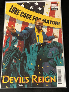 Devil's Reign 6 Marvel 2022 Spoiler Variant Cover