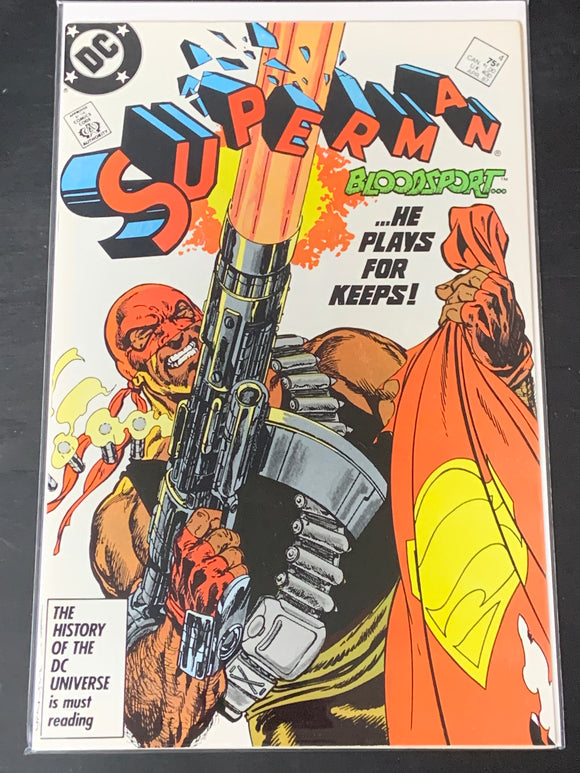 Superman 4 DC 1987 1st App Of Bloodsport, 1st Maggie Sawyer