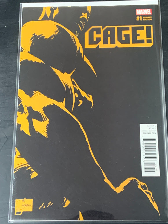 Cage! 1 Marvel 2016 Joe Quesada Cover