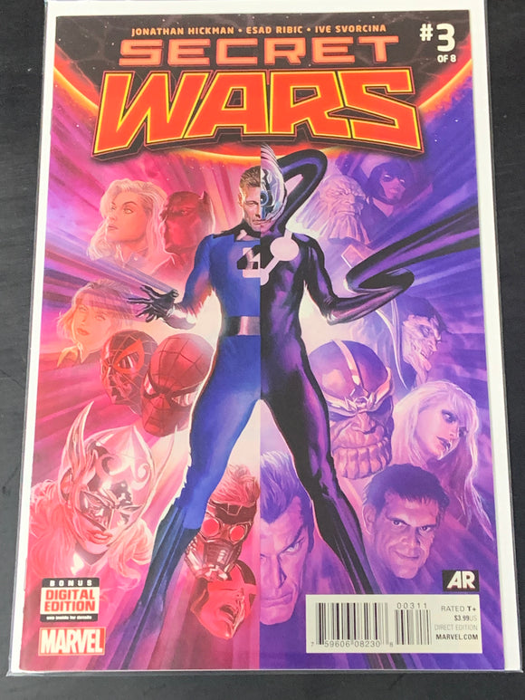 Secret Wars 3 Marvel 2015 Alex Ross Cover