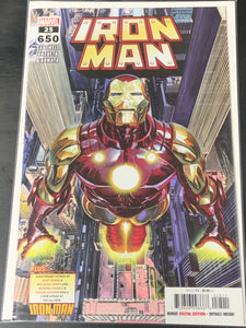 Iron Man 25 Marvel 2022 Anniversary Issue Legacy #650 Alex Ross Cover