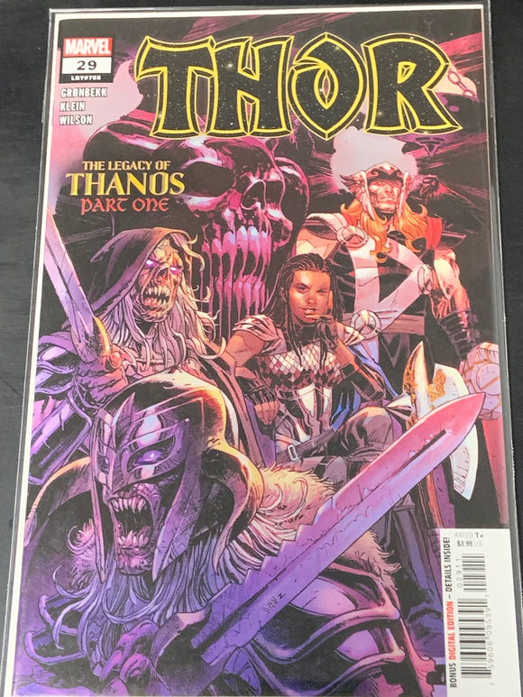 Thor 29 Marvel 2022 Cover A, Legacy of Thanos Part One