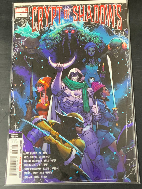 Crypt of Shadows 1 Marvel 2022 Second Printing 2nd App of Bloodline