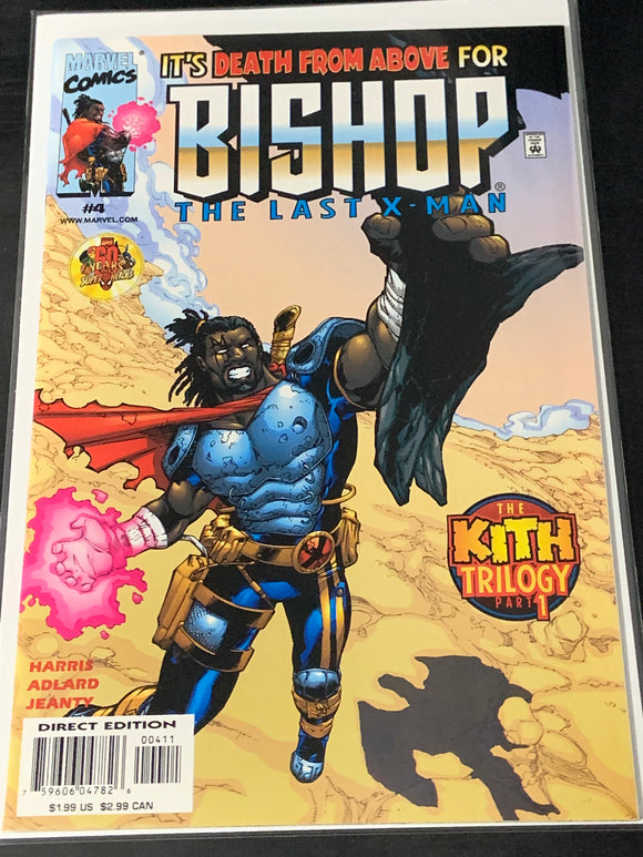 Bishop The Last X-Man 4 Marvel Comics 2000