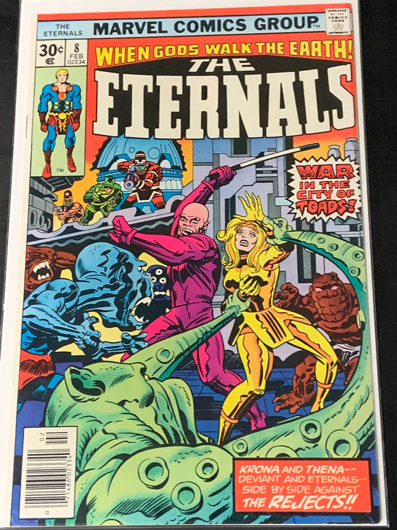 The Eternals 8 Marvel 1977 1st App of Ransak & Krakas