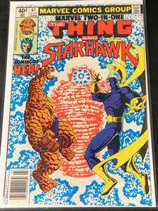 Marvel Two In One 61 1981 1st App of Her, Newsstand