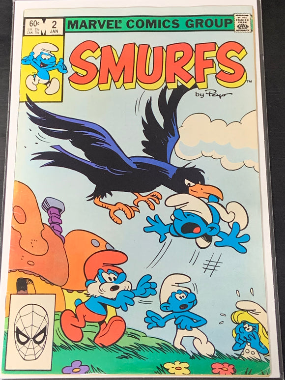 Smurfs 2 Marvel 1983 Scarce Series