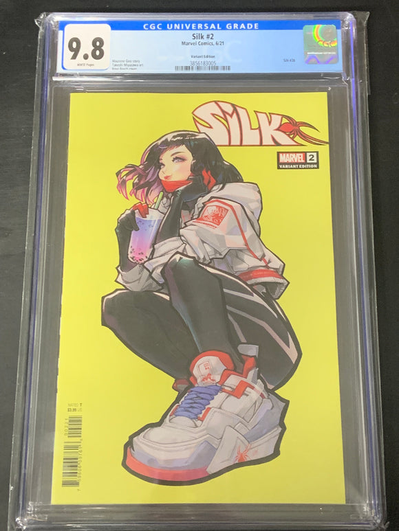 Silk 2 Marvel 2021 Rose Besch 1:25 CGC 9.8