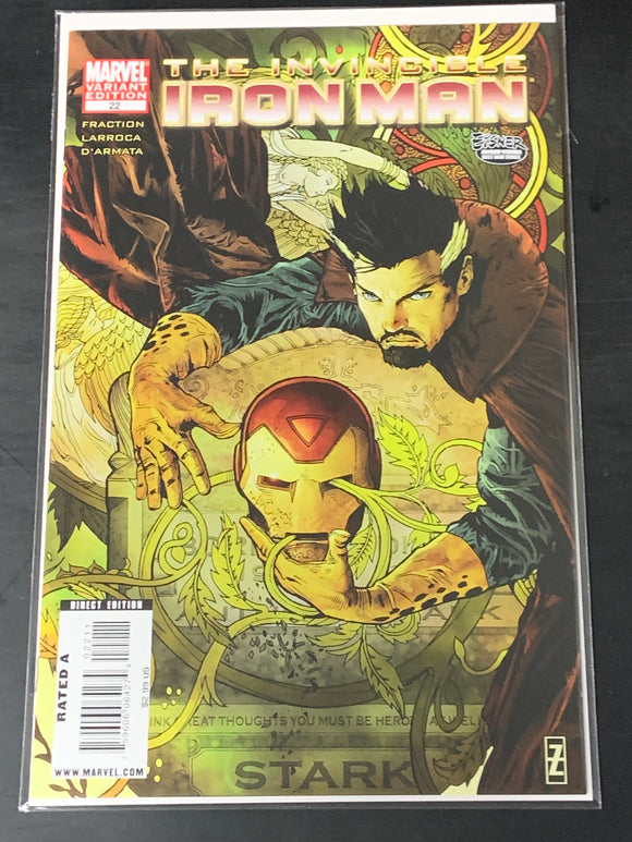 Invincible Iron Man 22 Marvel 2010 Zircher Variant