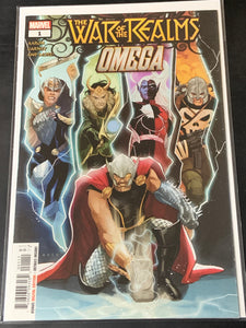 War of the Realms Omega 1 2019 1st app of Jane Foster as Valkyrie