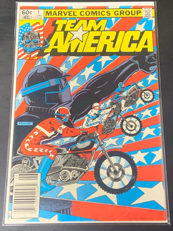 Team America 1 Marvel 1982 Newsstand