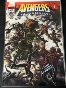 Avengers No Surrender 1 (LGY 675) 1st Voyager, Signed by Jim Zub