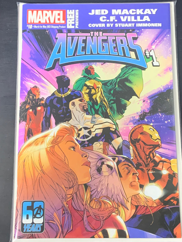 Marvel previews #18 March 2023 The Avengers 1