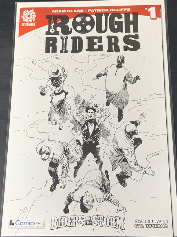 Rough Riders 1 Aftershock 2016 Comics Pro Sketch Exclusive