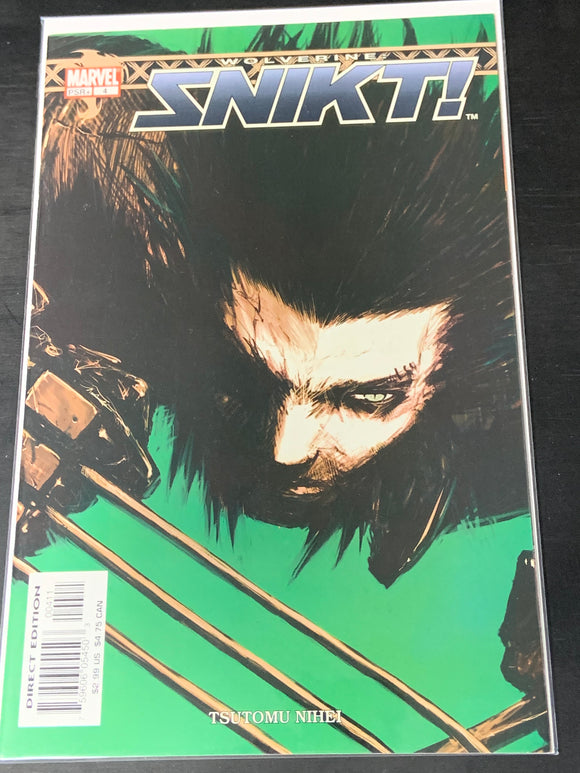 Wolverine Snickt! 4 Marvel 2003