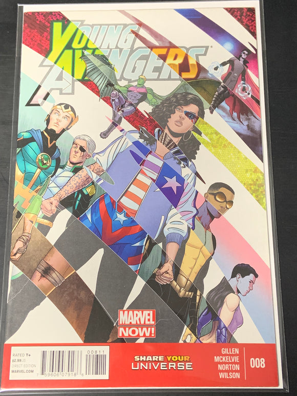 Young Avengers 8 Marvel 2013 1st Series, America Chavez Cover