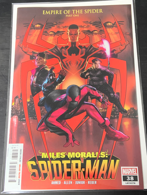 Miles Morales Spider-Man 38 2022 1st App of Spider Smasher