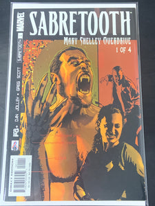 Sabertooth Mary Shelley Overdrive 1 Marvel 2002