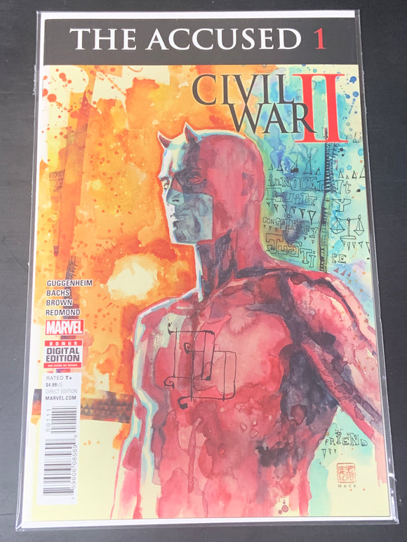 Civil War II The Accused Marvel 2016 David Mack Cover