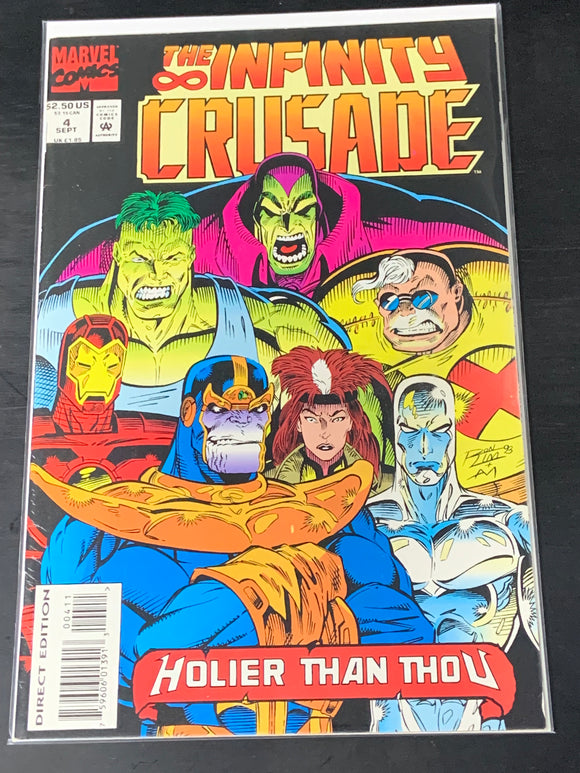 The Infinity Crusade 4 marvel 1993 Ron Lim Cover & Art, Thanos