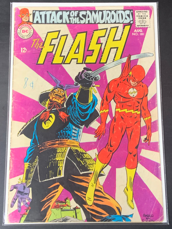 The Flash 181 DC 1968 Attack of the Samuroids