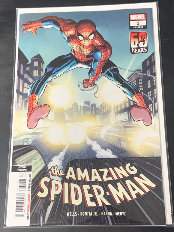 Amazing Spider-Man 1 Marvel 2022 Second Printing