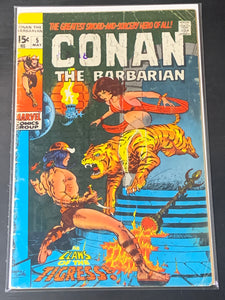 Conan The Barbarian 5 Marvel 1971 5th App of Conan