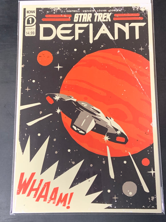 Star Trek Defiant 1 IDW 2023 Cover D David Aja