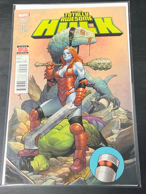 Totally Awesome Hulk 2 2015 2nd app of Lady Hellbender & Cho as Hulk