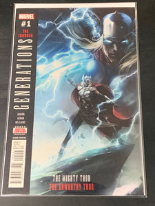 Generations The Thunder 1 The Mighty / Unworthy Thor 2017 Mattina 2nd Print