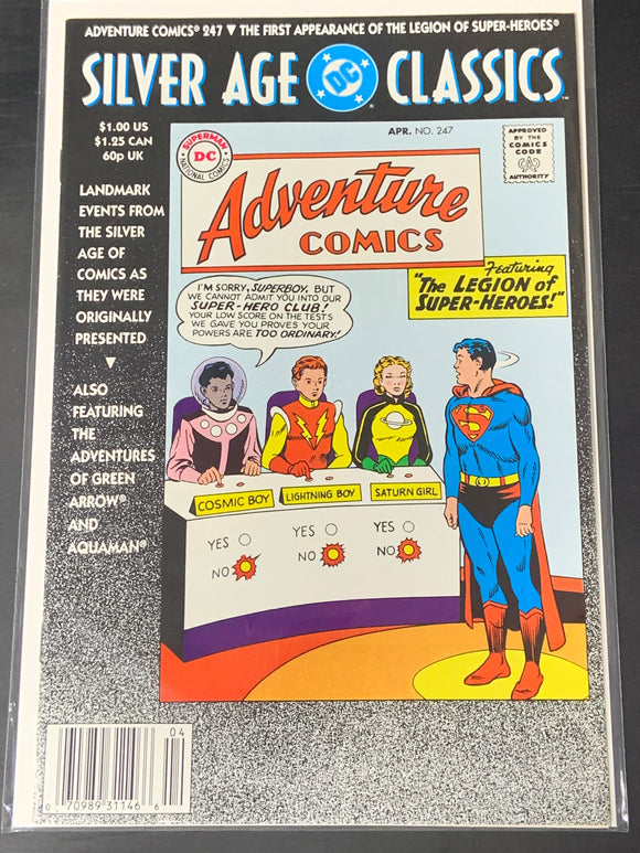 Adventure Comics 247 DC 1992 Silver Age Classics