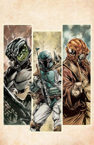 STAR WARS: WAR OF THE BOUNTY HUNTERS #1  EXCLUSIVE VIRGIN PAOLO VILLANELLI