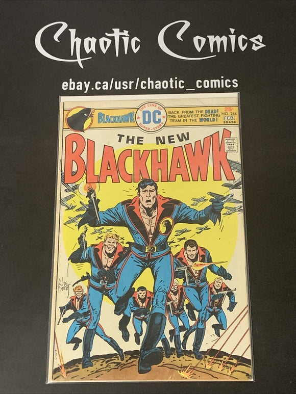 Blackhawk 244 DC Comics 1976 1st Issue Since 1968, 1st App Of Ramona Fatale!