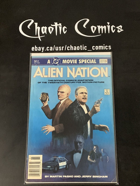 Alien Nation 1 DC Comics Movie Special, Very Scarce Newsstand Edition!