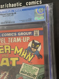 Marvel Team Up 8 CGC 8.0 1973 3rd App Of The Cat, 1st App Of The Man Killer!