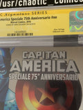 Capitan America Speciale 75th Anniversario CGC 9.8 SS Signed By John Cassaday!