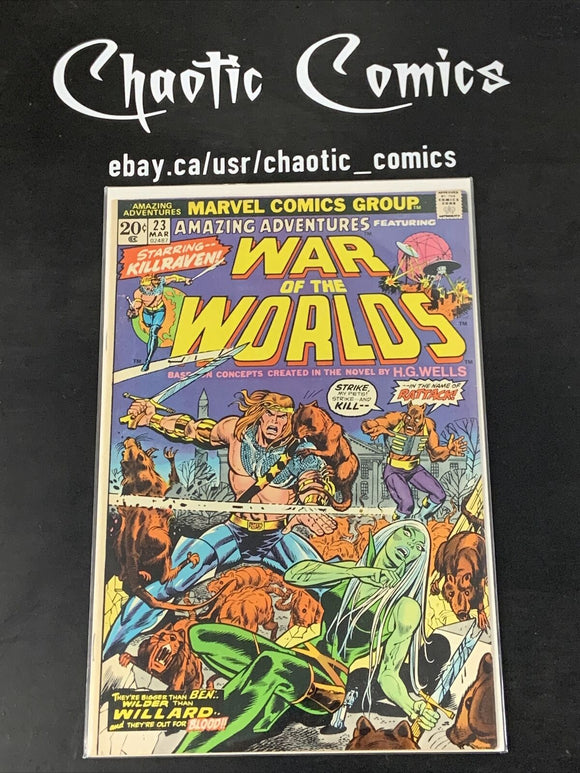 Amazing Adventures 23 Marvel Comics 1974 1st App Of The High Overlord!