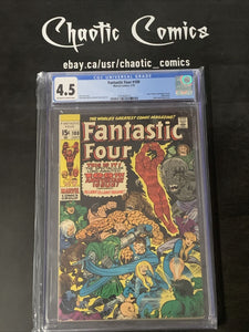 Fantastic Four 100 Marvel Comics 1970 CGC 4.5 100th Anniversary Issue!  Stan Lee