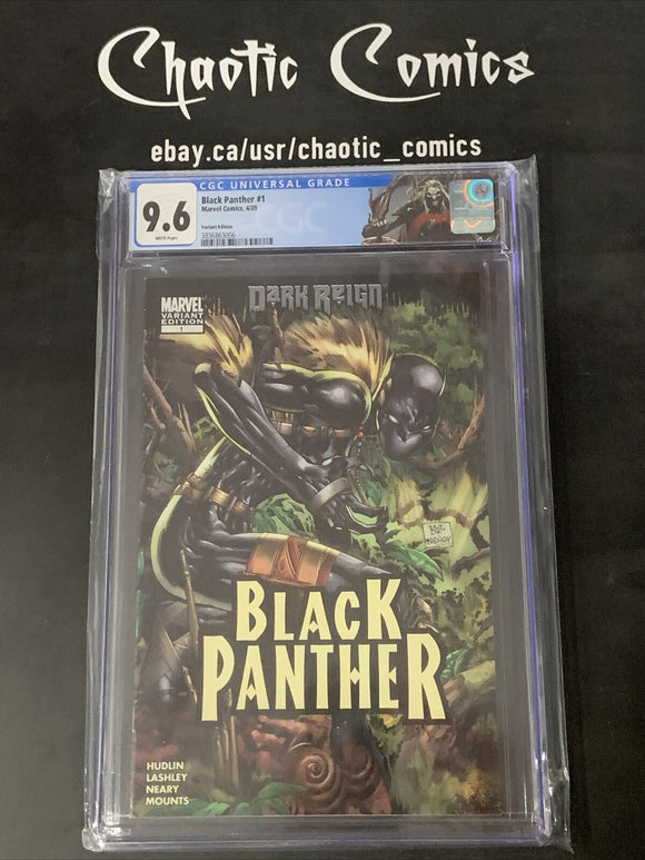 Black Panther 1 Marvel Comics 2009 CGC 9.6 1st App Of Shuri As The Black Panther