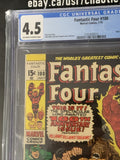 Fantastic Four 100 Marvel Comics 1970 CGC 4.5 100th Anniversary Issue!  Stan Lee