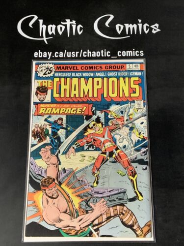 The Champions 5 Marvel 1976 1st App Of Rampage!