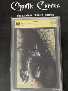 Venom 2 Frankies Comics Virgin Variant  CBCS 9.8 SS Signed By Dell Otto!