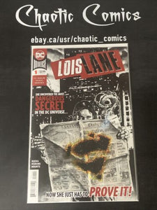 Lois Lane 1 DC Universe 2019 Maxi-series Mike Perkins Cover And Art!