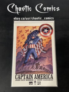 Captain America 1 Marvel Comics 2002 John Cassaday Cover And Art! 1st Apps!
