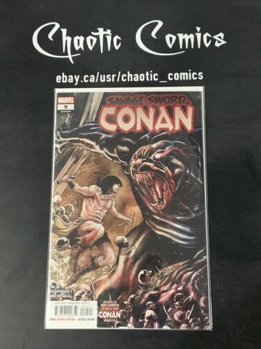 Savage Sword Of Conan 9 Marvel Comics 2019 Marco Checchetto Cover!