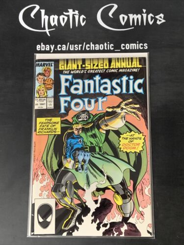 Fantastic Four Annual 20 Marvel Comics 1987 Doctor Doom Cover!