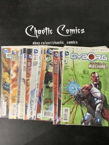 Cyborg 1-12 Plus Variants, 15 Books Total. DC Comics 2015, 1st Apps, High Grade!