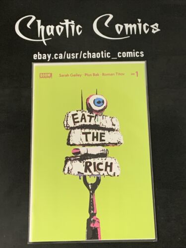 Eat The Rich 1 Boom Studios 2021 Cover B 1st Printing, Hot Series!