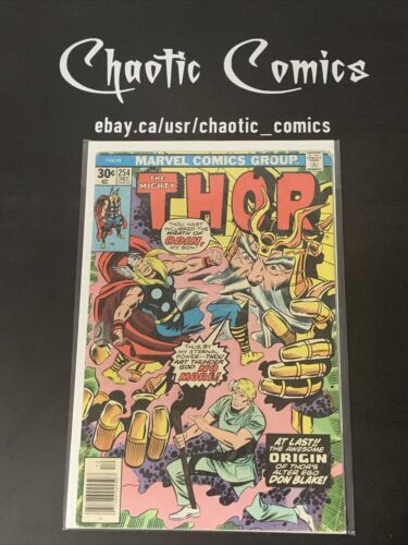 Thor 254 Marvel Comics 1975 The Origin Of Dr. Donald Blake!