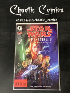 Star Wars Episode 1 #1 Dark Horse 1999, 1st Comic App Of Qui-gon Jinn And More!